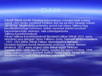 Eesti kunstnikud #9