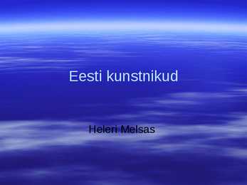 Eesti kunstnikud