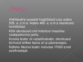 Antiikteater #2