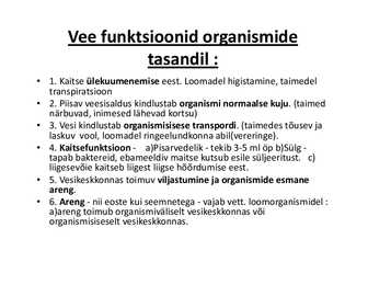 Mikroelemendid ja vesi #8