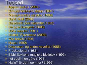 Jostein Gaarder-Sofie maailm-esitlus #4