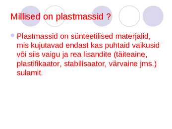 Plastmass #2