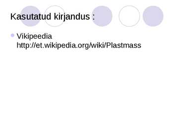 Plastmass #6