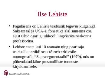 Keeleteaduse loengu materjal #4