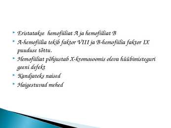 Hemofiilia #3
