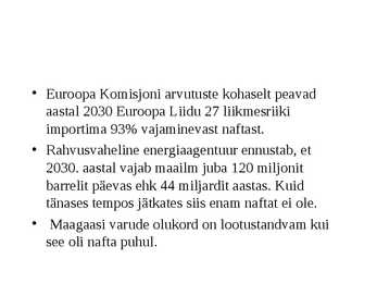 Nafta ja maagaas #4