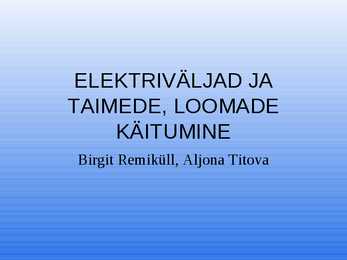 Elekter elusolendites