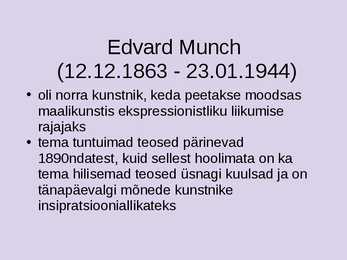 Edvard Munch #2