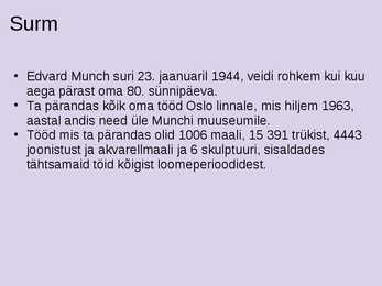 Edvard Munch #7