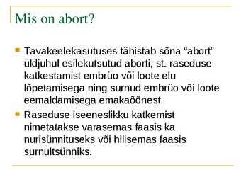 Abort #4