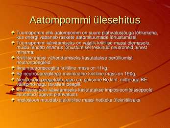 Tuumapomm #2