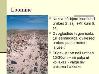 Nazca oru kõrbjoonised ja maastikujoonised #3