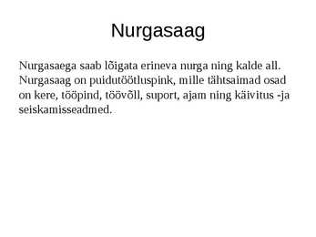 Tööpingid ning -vahendid #9