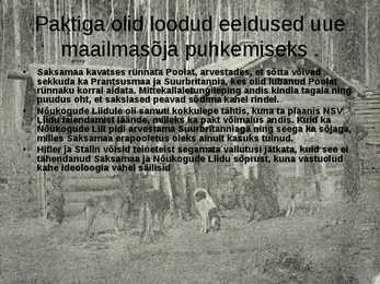 Teine maailmasõda - sõja põhjused #12