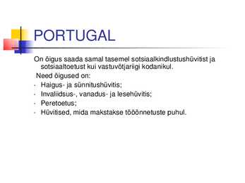 Sotsiaalkindlustus ja tervishoid #2
