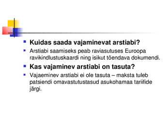 Sotsiaalkindlustus ja tervishoid #12