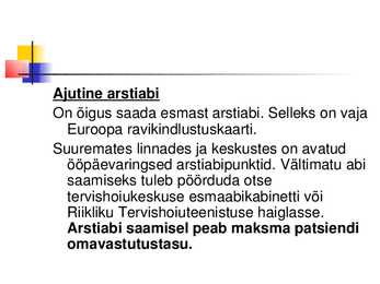 Sotsiaalkindlustus ja tervishoid #4