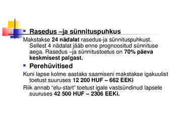 Sotsiaalkindlustus ja tervishoid #10
