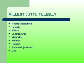 Rootsi Esitlus #2