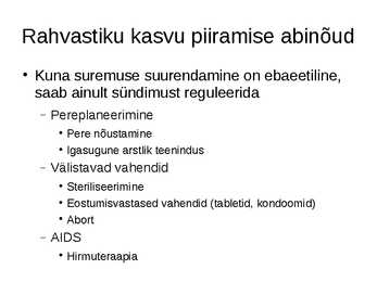 Rahvaarvu kasv-inimtegevuse mõju keskkonnale #17