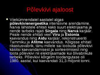 Põlevkivi #5