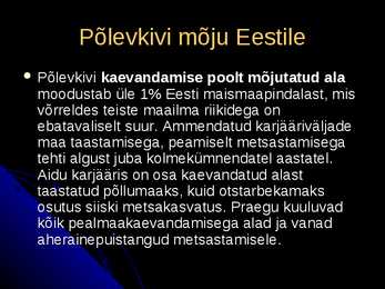 Põlevkivi #6