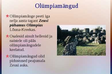 Vana-kreeka kultuur #3
