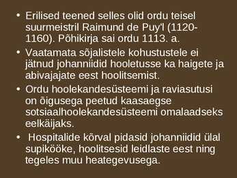 Johanniitide Ordu #5