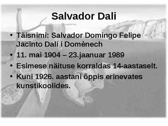 Dadaism ja sürrealism #8