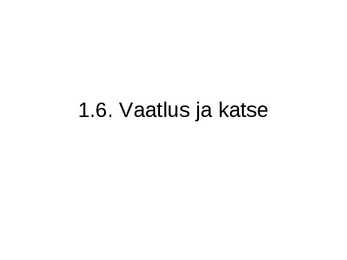 Sissejuhatus füüsikasse #14