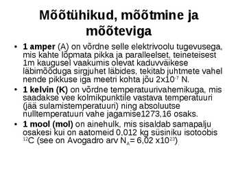 Sissejuhatus füüsikasse #19