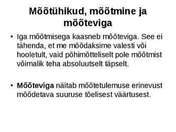 Sissejuhatus füüsikasse #21