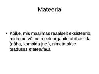 Sissejuhatus füüsikasse #10