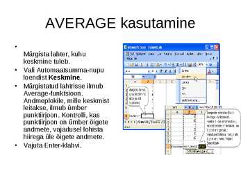 Excel funktsioonid #5