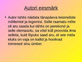 Kuidas elad-ann #7