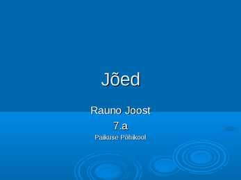 Jõed