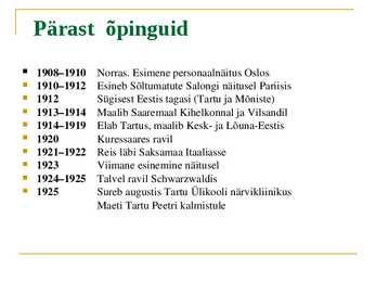 Ettekanne Konrad mägi loomingust #4