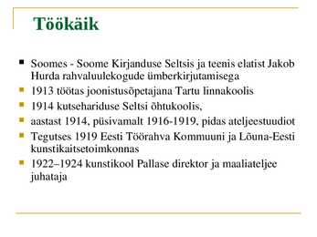 Ettekanne Konrad mägi loomingust #5