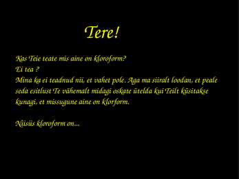 Kloroform #2