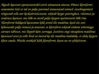 Kloroform #4