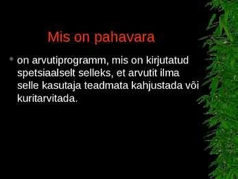 Pahavara #2