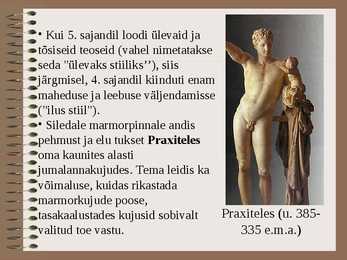 Vana Kreeka skulpuur X klass #8