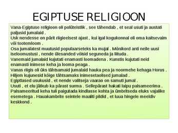 Vana-Egiptus #5