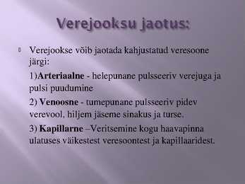 Hemorraagia ehks verejooks #3