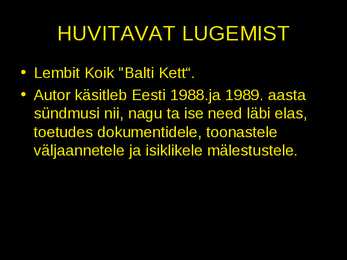 Balti kett #6