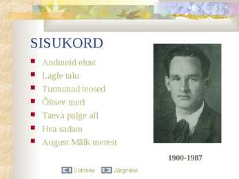 August Mälk #2