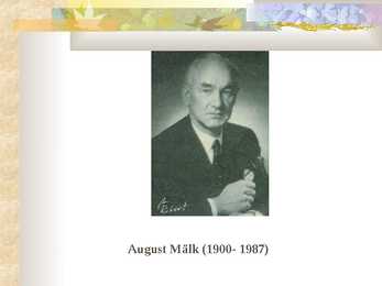 August Mälk #10
