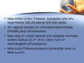Planeet Maa esitlus #11
