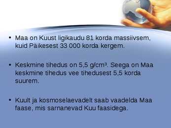 Planeet Maa esitlus #12