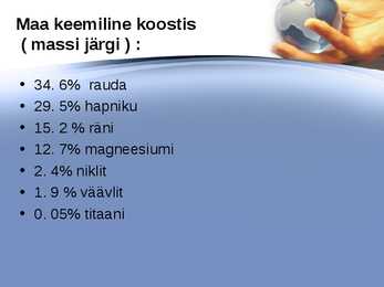 Planeet Maa esitlus #17